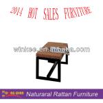 rattan slatted stool bedroom base stool RAP401