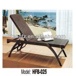 Rattan swimming pool chaise lounge in outdoor furniture HFB-025