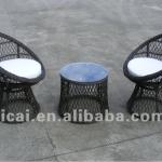 Rattan swivel chair 13501