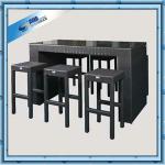 Rattan Woven Cheap Outdoor Bar Sets SDC1355-Cheap Outdoor Bar Sets