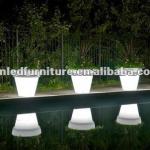 Rechargeable battery operated led flower pot lighting YM-3242