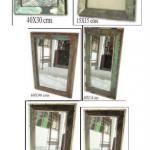 Reclaimed wood mirror frame RCW--051