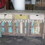 RECLAIMED WOOD SIDE CABINET BBM 02