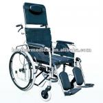 Recling Steel Wheelchair (multifunctional wheelchair for handicapped) BME4625-2