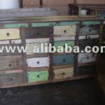 RECYCE WOOD 16 DRAWER CABINET BBM 01