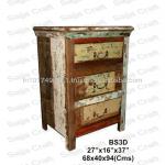 Recycled Wood Colorful Chest Of Drawer sw 49