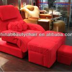 Red color reclining pedicure sofa MY-Z1002