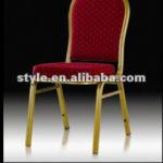 red fabric banquet hotel aluminum chair D-020 D-020