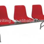 Red Plastic Public Waiting Chair/Bench chair ZT-P-5 P-5