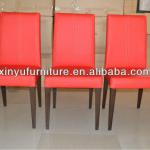 Red PU leather stacking chair event chair banquet chair XA3282 XA3282