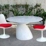 restaurant dining fiberglass chairs and tables KT113