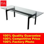 Restaurant Furniture Used Modern Dining table Le Corbusier LC6 Glass Dining Table FT006 FT006