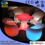 Restaurant Glowing morden plastic LED furniture BZ-CH5513L-led furniture