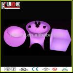 RGB led cube stool plastic illuminated led bar stool part wifi control led cube KD-CS203