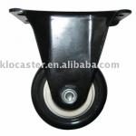 Rigid black PU caster KAIL