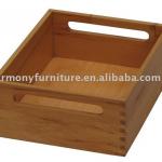 Rizhao Harmony solid oak cutout wooden box HY-BOX-01