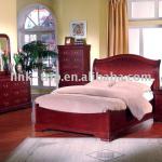 Rosewood queen size double bed bedroom set queen size bed