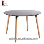 round indoor and outdoor MDF wood dining table XH-Z-216