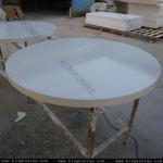 round resin restaurant table tops KKR-table