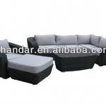 round wicker sofa set outdoor sofa poly rattan furniture CH-K1