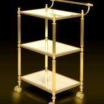 Royal Golden Aluminium Frame Luxury Classic Design Exclusive Hotel Trolley Malaysia A 11.1