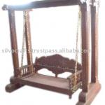 Royal Indian Rajasthani Jodhpur Hand Carved Wooden Swing Jhoola (Indian Antique Reproduction Furniture) VACP-1832