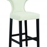 rubber leather backed wooden bar stools DO-6091