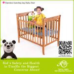 Safety Green bamboo baby bed TH-B1002