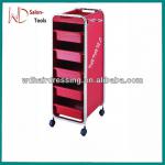 salon cabinet salon trolley beauty trolley red 12-HD-106