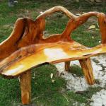 Satria Teak Root Bench