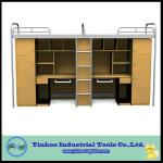 School Bunk Bed With Desk And Wardrobe,Student Dormitroy Bed For Sale yhgyc-0001