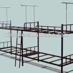 School furniture,Powerful dormitory steel bunk bed,military metal bunk bed MB025-XT