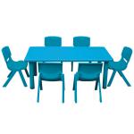 school plastic table and chair for kids with high quality jmki015