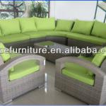 Sectional wicker corner sofa furniture / garden rattan sofa set BZ-