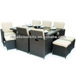 sell rattan garden furniture/rattan outdoor furniture /rattan cube RLF-018DTY RLF-018DTY