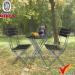 Shabby chic wood garden folding tables and chairs LWJW06822,06669