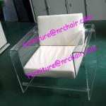 shanghai event rental classical acrylic lounge single sofa for sale NR_AC098