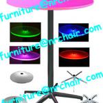 Shanghai wholesale Event rental acrylic led light bar cocktail table NR_ALE01