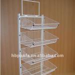 Shelf/collapsible shelf/shoe wire display rack set