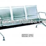 Silver and three seater airport waiting chairs YXP-070