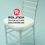 Silver Wood Chiavari Chair with Cushion Rrfw--1028L