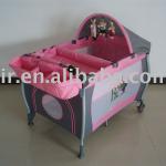 Simple Canopy Pink Baby Bed With Toys TP504,TP504GHSEBZ-PINK