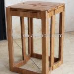 Simple design new product folding bamboo bar stool D12