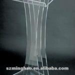 simple structure clear floor acrylic lectern MH-AL-101