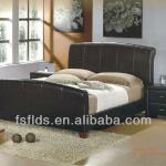 simple style easy assembled/knock-down PU/leather bed 507#