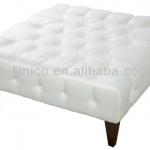 Simple Stylish Pouffe,Creative Decor Ottoman, Unique Square Bench,Chesterfield Style buttoned Upholstered Footstool Coffee Table BF04-5067