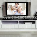 Simple tempered glass and MDF TV stand TV01