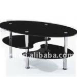 Simple Tempered Glass Side Table XS3405 XS3405