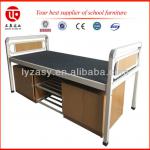 Single metal bunk beds with locker made in China ZA-GYC-17