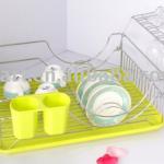 Sink Wire Dish Rack with Plastic Tray SFH006